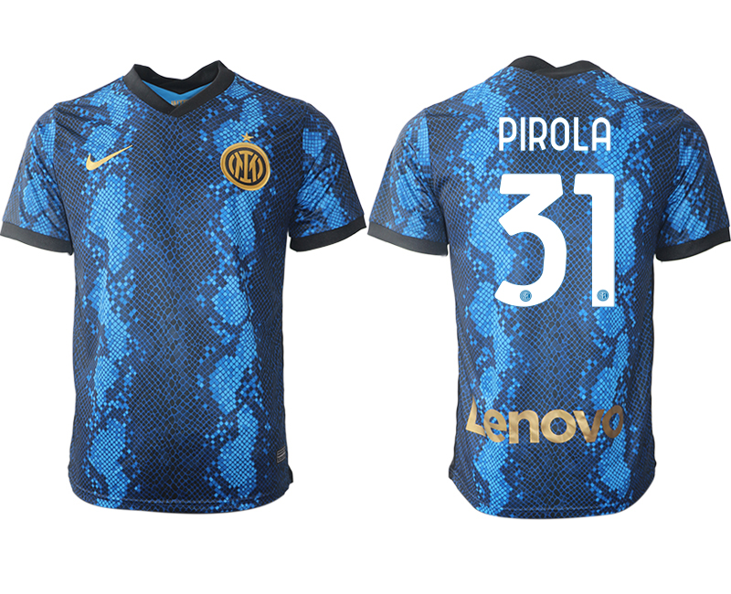 Men 2021-2022 Club Inter Milan home blue aaa versio #31 Nike Soccer Jersey